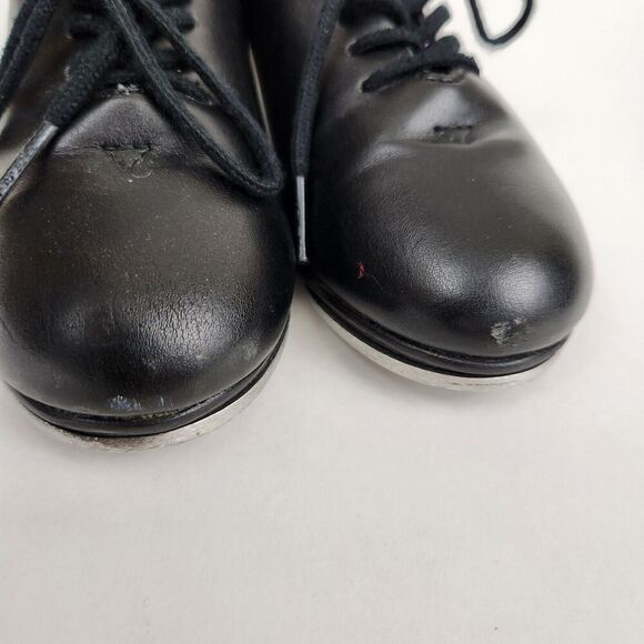 CAPEZIO Tic Tap Toe Dance Shoe Child Black SZ 12.5M 443C RN#63356 Beginner - Picture 7 of 16